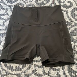 Gymshark Legacy Tight Shorts - Olive Green